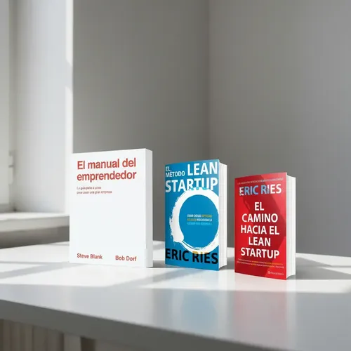 El manual del emprendedor, El método Lean Startup y El camino hacia el Lean Startup